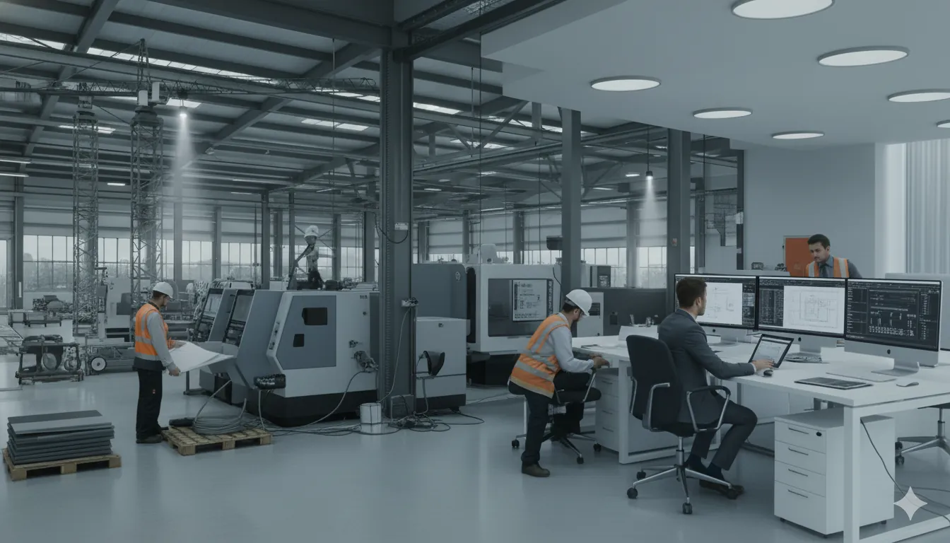 Instalaciones industriales modernas - Mantexia especializada en obras y fábricas